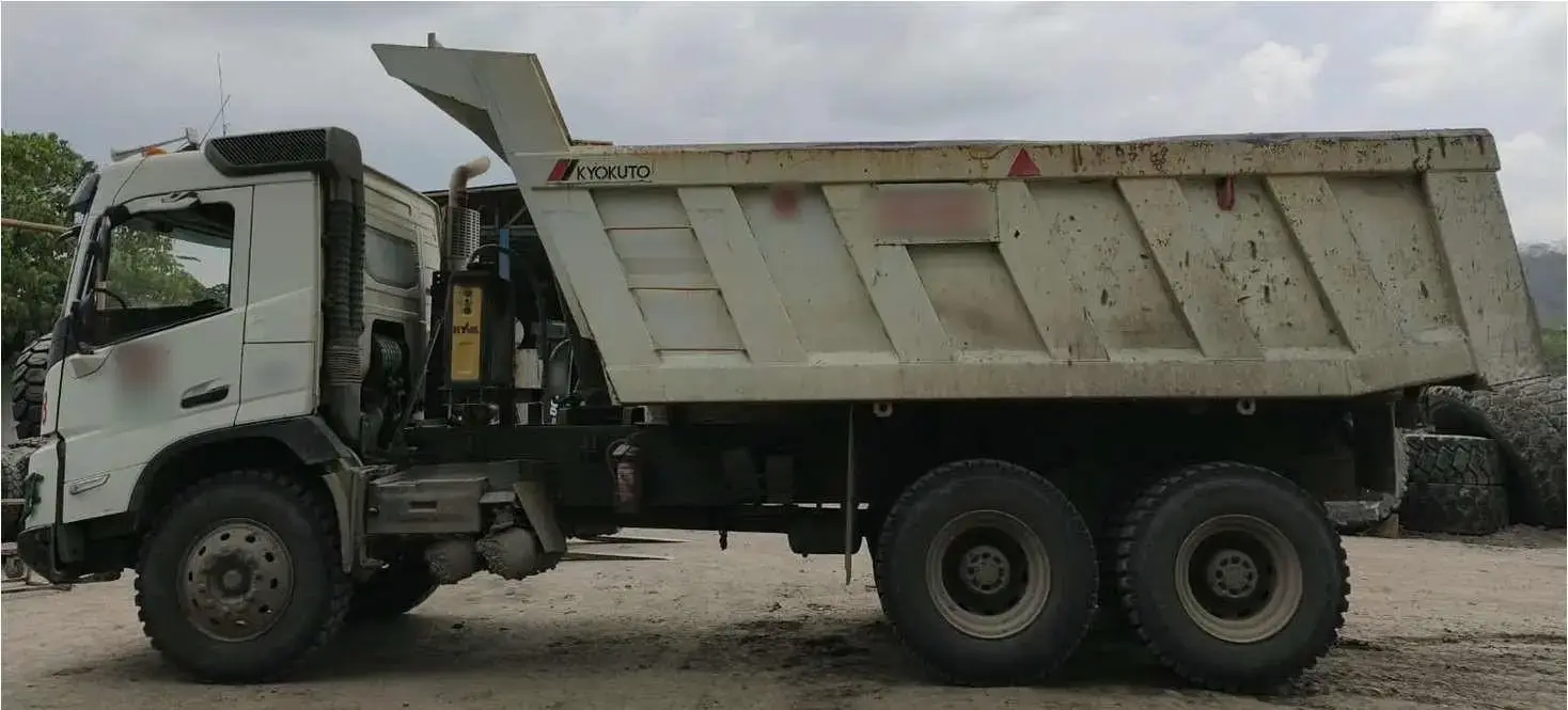 Volvo FMX 400 6x4 2023: Side view